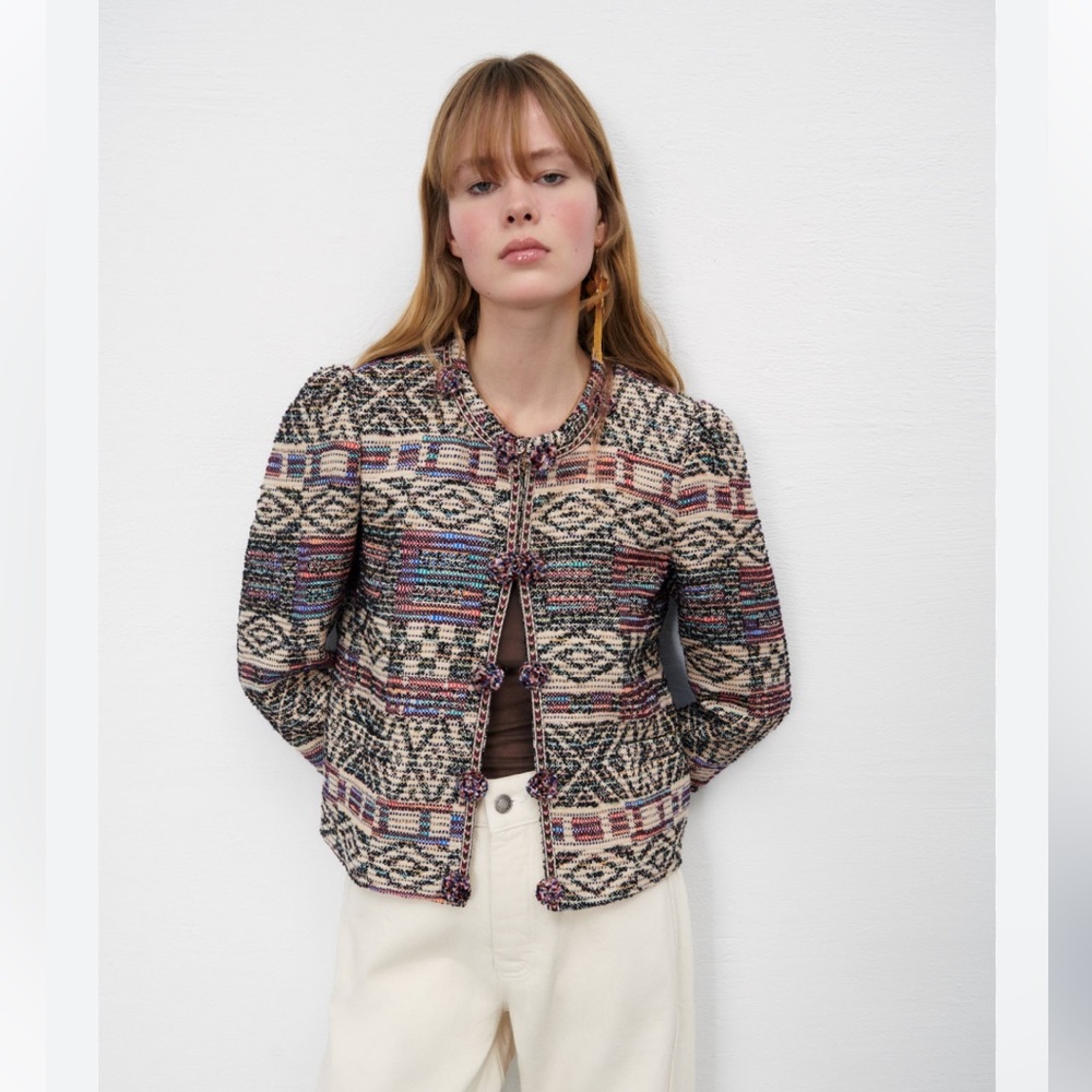 BNEW Zara Woven / Textured Blazer
